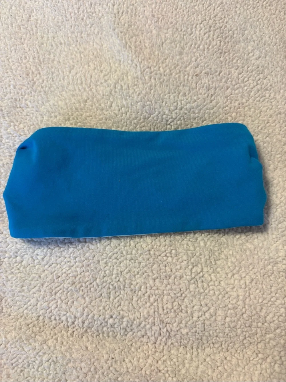 Lululemon Bang Buster Headband Reversible Beach Blanket Blue / Aquamarine Hair